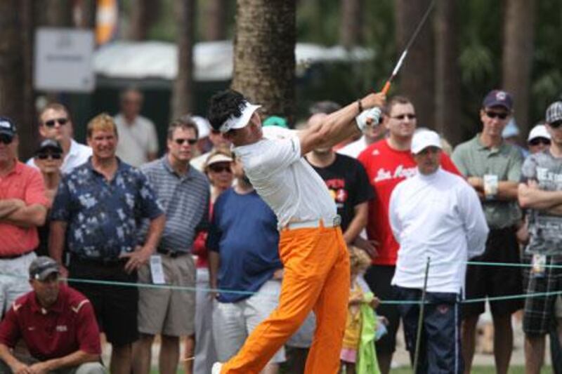 YE Yang, from South Korea, during the final round of the Honda Classic golf tournament in Palm Beach Gardens.