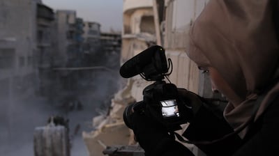 Director Waad Al-Kateab filmed footage for five years. Photo: Waad Al-Kateab.  