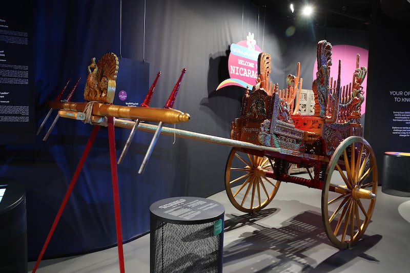 Memorabilia, sculptures, musical instruments and digital presentations from the more than 200 nations that had installations during Expo 2020 are on display at the Stories of Nations pavilion at Expo City in Dubai
