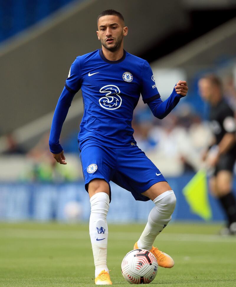 Chelsea’s Hakim Ziyech moved from Dutch side Ajax. PA