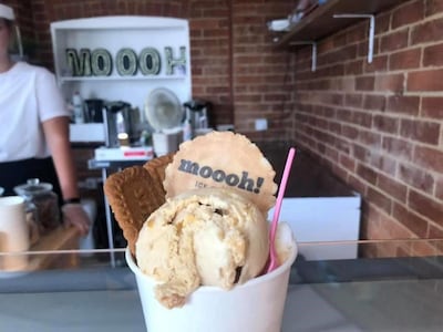 Moooh! Ice Cream in Cranleigh. Courtesy Moooh!