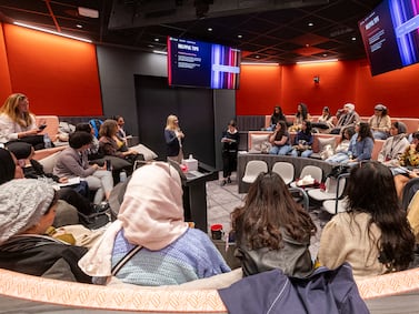 Dozens of women from the region joined the programme, which held workshops in Dubai, Jeddah, Cairo and Madrid. Photo: Netflix