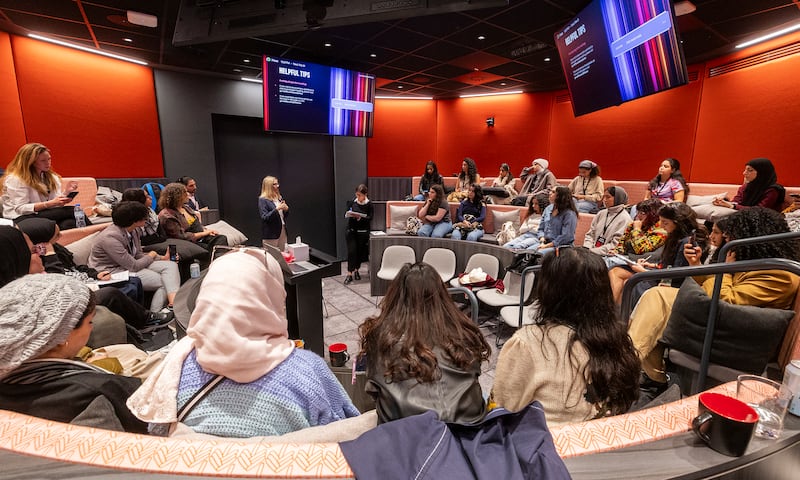 Dozens of women from the region joined the programme, which held workshops in Dubai, Jeddah, Cairo and Madrid. Photo: Netflix