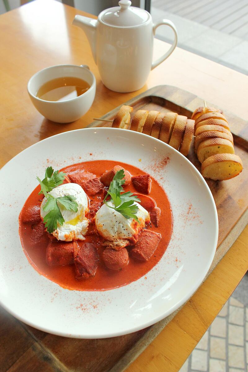 A handout photo of Portugese Breakfast at Social House in the Dubai Mall (Courtesy: Social House) *** Local Caption ***  al13ap-crowns-social.jpg