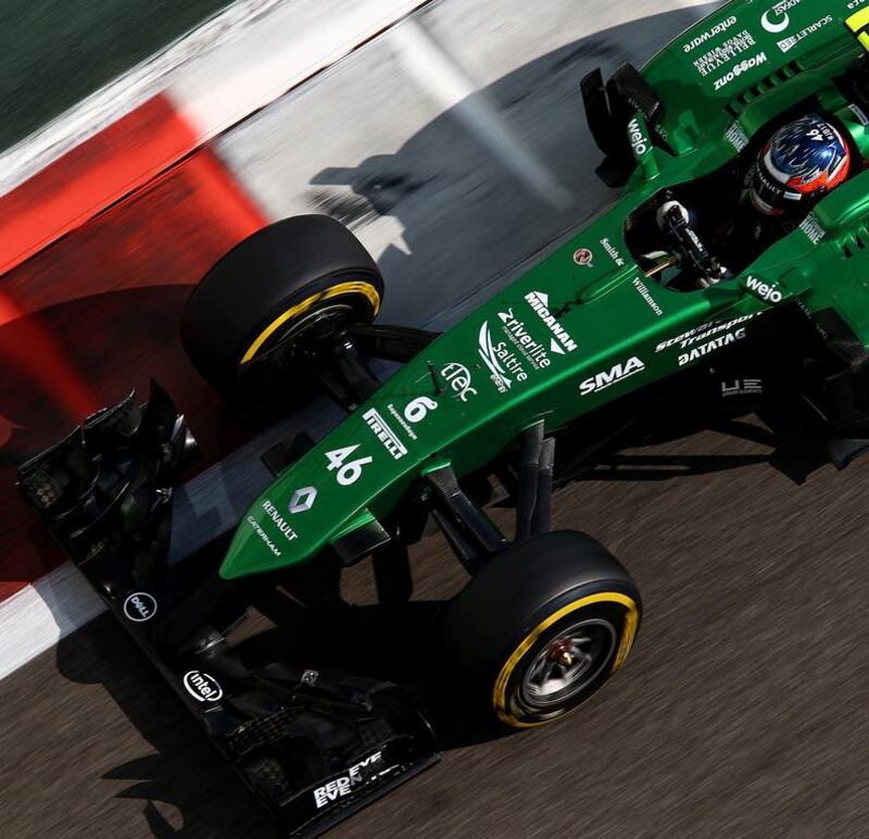 If Will Stevens drives for Caterham in Formula One next season it will likely be in the same car he had at Abu Dhabi. Mark Thompson / Getty Images

