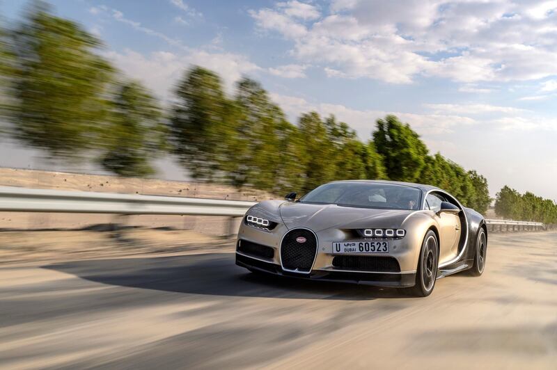 The car's speedometer goes up to 500kph. Bugatti Automobiles SAS