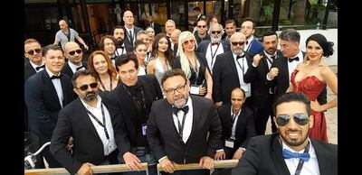 The movie crew at the screening of 'Silent Angel' at the Cannes Film Festival 2018. Supplied