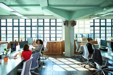 A warehouse-style open plan office. Getty Images