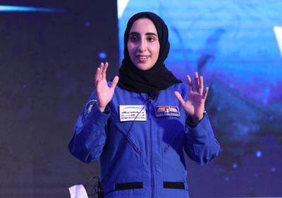 The UAE's first woman astronaut, Nora Al Matrooshi, is undergoing intensive space training. EPA