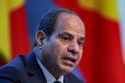 Egyptian President Abdel Fattah El Sisi. EPA