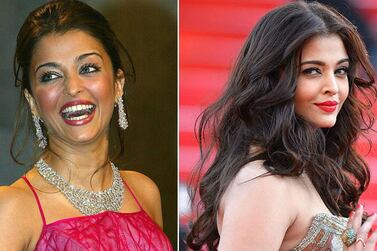 Aishwarya Rai's style has changed a lot throughout the 16 years she's been appearing at Cannes. Photo: Getty 