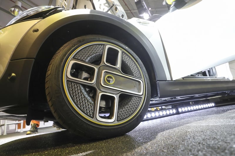 Wheel trim details. Bloomberg