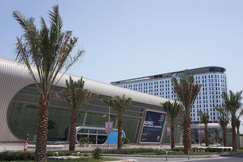 ABU DHABI, UNITED ARAB EMIRATES - - -  June 10, 2013 --- Abu Dhabi National Exhibition Centre  (ADNEC) stock.    ( DELORES JOHNSON / The National ) *** Local Caption ***  DJ-1006-ADNECstock-001.jpg
