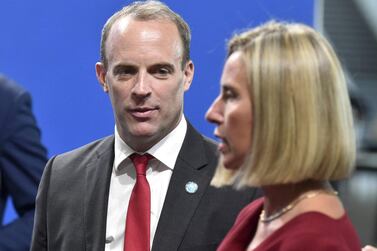 British Foreign Secretary Dominic Raab said he wanted to build on the G7 momentum. Reuters 