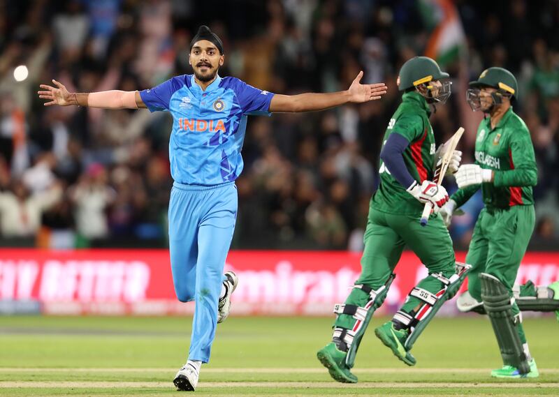 10) Arshdeep Singh (India) From hate figure for trolls in the Asia Cup to World Cup hero in a matter of weeks. Getty