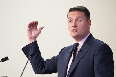 Shadow health secretary Wes Streeting sets out the Labour Party's plans for GP reform, at King's Fund in London. Photo: Stefan Rousseau