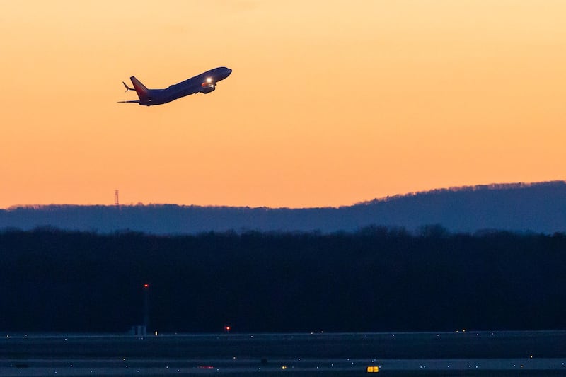 epa07432636 A Southwest Airlines Boeing 737 departs from Washington Dulles International Airport in Sterling, Virginia, USA, 12 March 2019. The Boeing 737 Max 8 aircraft has come under scrutiny after similar deadly crashes in Ethiopia and Indonesia. Several countries and airlines have grounded 737 Max 8 planes.  EPA/ERIK S. LESSER