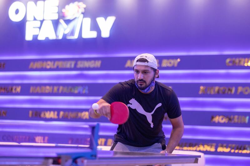 Anmolpreet Singh of Mumbai Indians  during Mumbai Indians team party at ST .REGIS in Abu Dhabi, United Arab Emirates on 30th August 2020.

Photo: Sandeep Shetty/Focus Sports/Mumbai Indians.