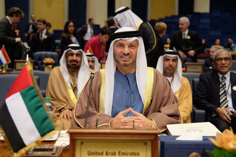KUWAIT, 13th February, 2018 (WAM) -- Dr. Anwar Gargash, Minister of State for Foreign Affairs, has led the UAE delegation to the ministerial meeting of the International Coalition against Daesh in Kuwait, which reviewed the great success of the international coalition in defeating and reducing the presence of the terrorist group. Wam