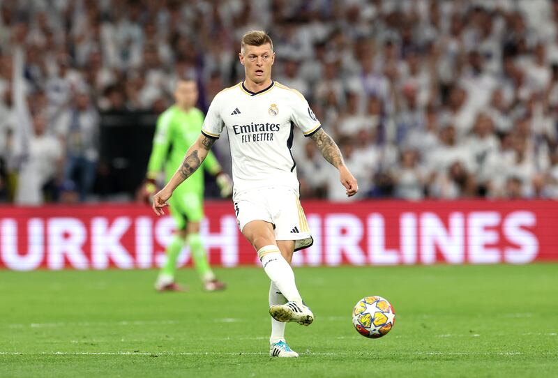 Star turn of first leg was pinging superb diagonal balls out  to feet of widemen from opening minutes. Made vital interception on Kane through ball. Not as much impact as in Munich but still quality. Getty Images
