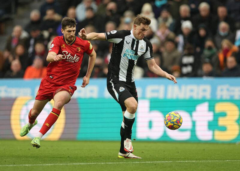 Craig Cathcart  - 7: Sloppy pass almost gifted chance to Newcastle in opening 10 minutes and looked very shaky at back early on. Improved, though, and finished game strongly, helping keep Wood very quiet. Reuters