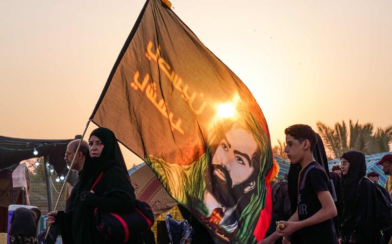 Iranian Shiite pilgrims march to Karbala, from the Iraq city of Najaf, to observe Arbaeen. AFP