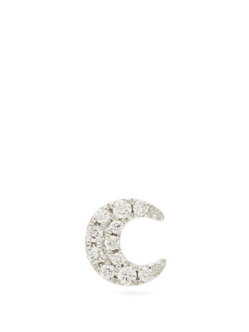 Moon diamond earring, Dh1,168, Maria Tash at MatchesFashion. Photo: MatchesFashion