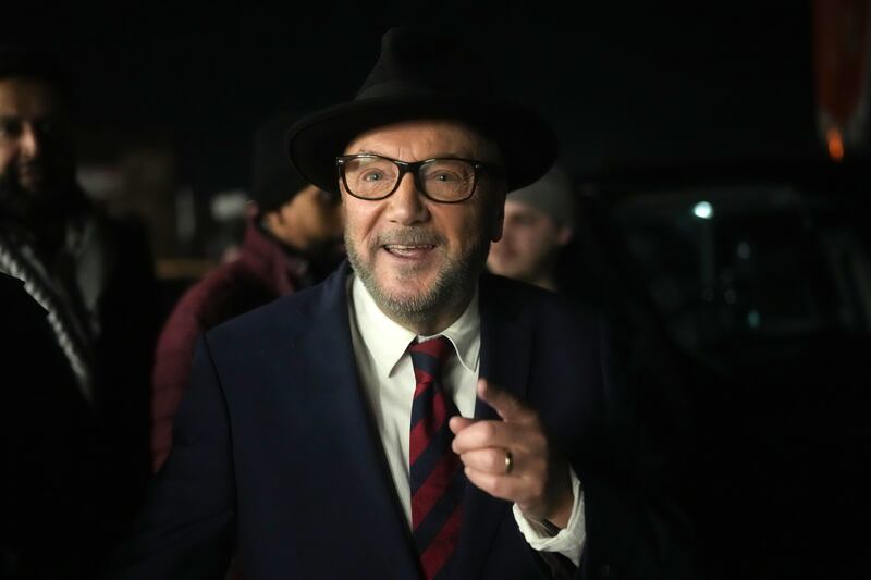As the votes came in, Mr Galloway declared “this is for Gaza”. Getty Images