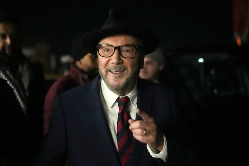 As the votes came in, Mr Galloway declared “this is for Gaza”. Getty Images