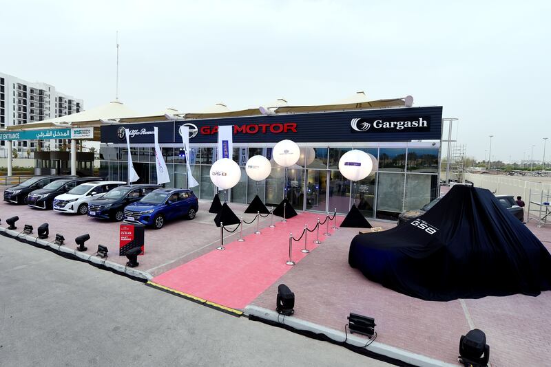 GAC Motor's new showroom is a partnership venture with Abu Dhabi Motorsports Management.