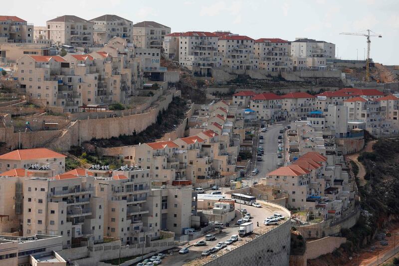 A view of the Israeli settlement of Beitar Illit on February 14, 2018.
The ultra-Orthodox make up a growing percentage of Israeli settlers in the occupied West Bank, a sign of the rapidly expanding population of strictly religious Jews as Israel approaches the 70th anniversary of its founding on May 14. With more than 56,000 residents, Beitar Illit is one of the most populated settlements in the West Bank, the Palestinian territory under Israeli occupation for more than half a century. / AFP PHOTO / MENAHEM KAHANA