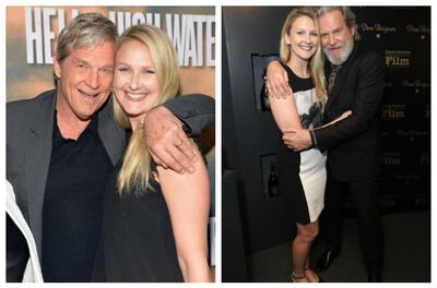 Jeff Bridges with his daughters Isabelle Bridges (left) and Haley. Michael Tullberg / Getty Images; Ari Perilstein / Getty Images 