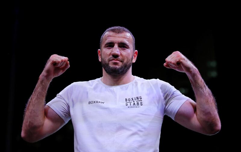 Magomedrasul Majidov during the public work out in Ryahd, Saudi Arabia. Reuters