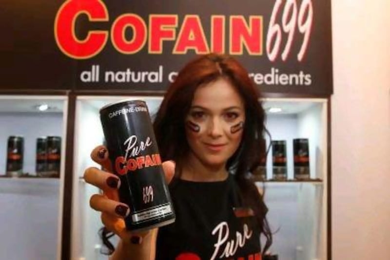 The makers of Pure Cofain emphasise that a warning on the can says that it can cause nervousness and sleep disturbance.
