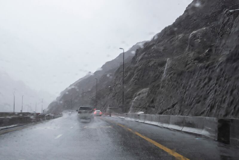 Khor Fakkan has borne the brunt of much of the stormy weather. Ruel Pableo for The National
