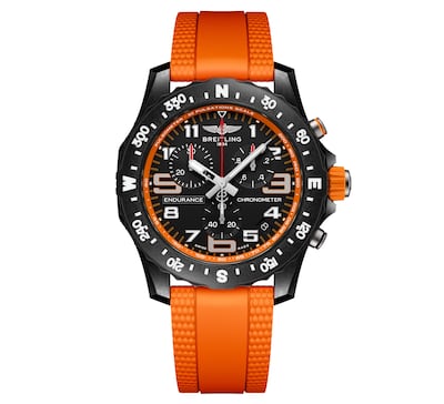 Endurance chronograph from Breitling is Dh13,700. Photo: Breitling