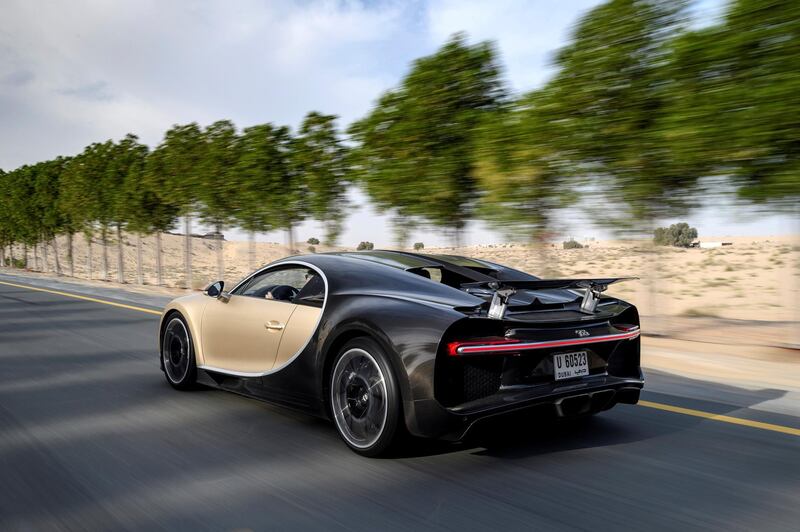 The car weighs two tonnes.Bugatti Automobiles SAS