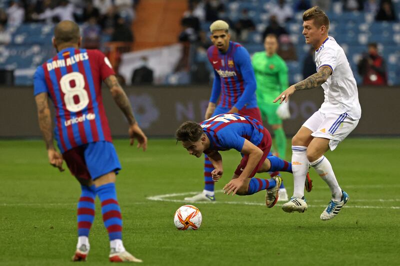 Toni Kroos 7 Quickly transitioned play to spread the ball to Real Madrid’s wingers and showed some neat patterns of play with first time passes to cut through the lines. 
AFP