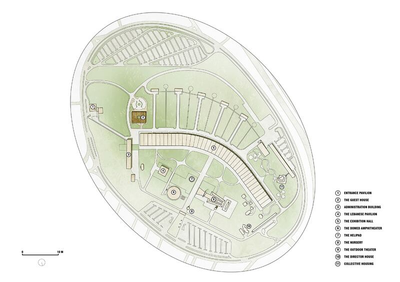 The guest house plan. Photo: East Architecture Studio