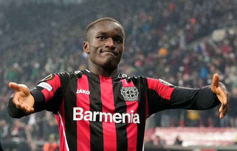 =8) Moussa Diaby (Bayer Leverkusen) Eight goals in 18 games. AP