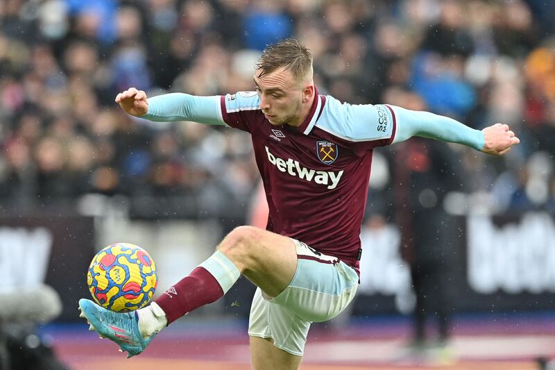 =3) Jarrod Bowen (West Ham United) 10 assists in 36 games. AFP