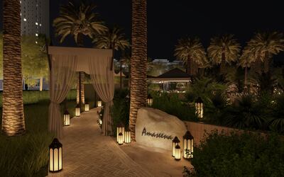 The ambient vibes of Amaseena at Ritz Carlton Dubai