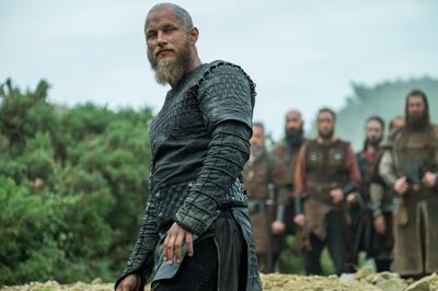 Travis Fimmel as Ragnar in Vikings. Photo by Bernard Walsh