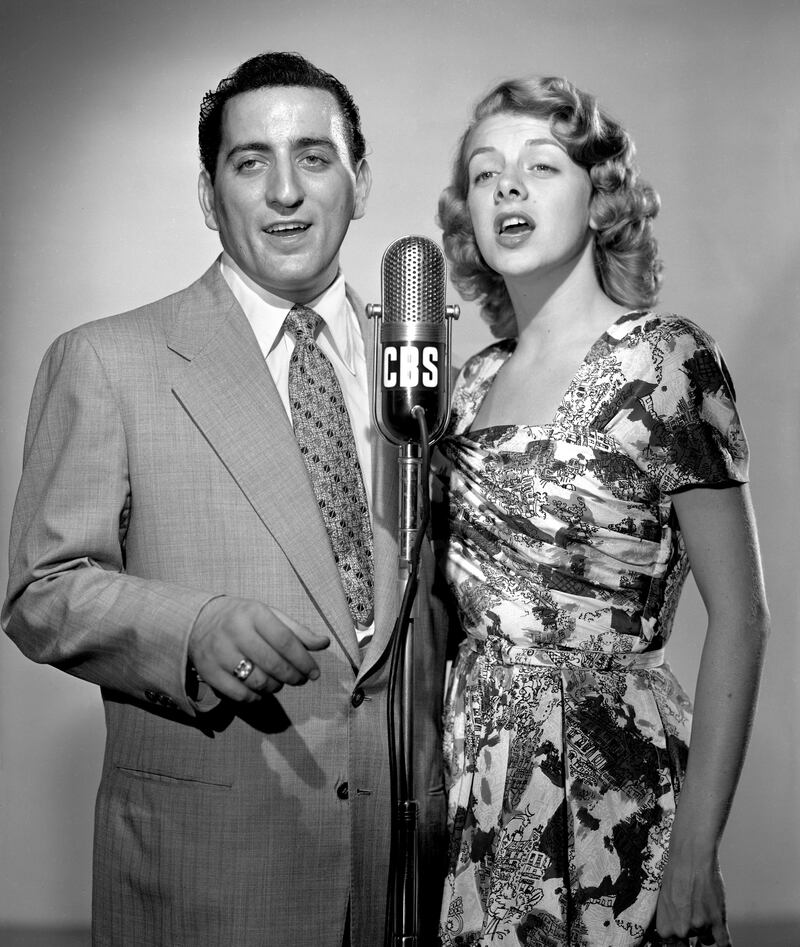 Tony Bennett and Rosemary Clooney performed regularly during the early episodes of the CBS TV music show, Songs for Sale, in the 1950s. Getty Images