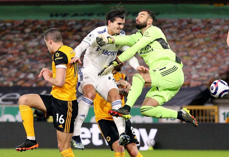 Goalkeeper: Rui Patricio (Wolves) – Leeds had more shots at Molineux on Friday but Patricio’s string of fine saves earned Wolves a third win in four games. Reuters