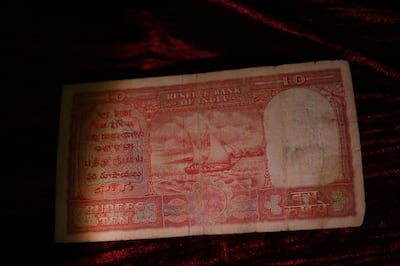 A Gulf Rupee was once the official currency in the UAE and other Arabian Gulf countries. Amy Leang for The National  
