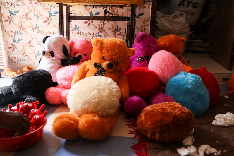 For businessman Naman Gupta, rubbish is his treasure and he has created a business upcycling the waste to create stuffing for plush toys, among other things. All photos: Reuters