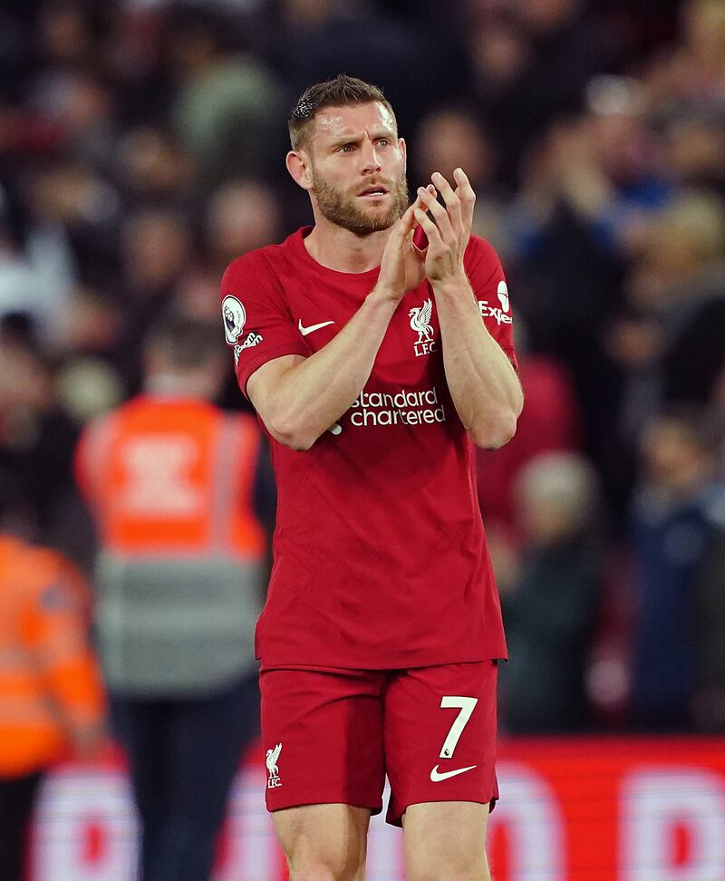 James Milner (Jones 82') - N/A. Came on and helped the Reds see out the game. PA