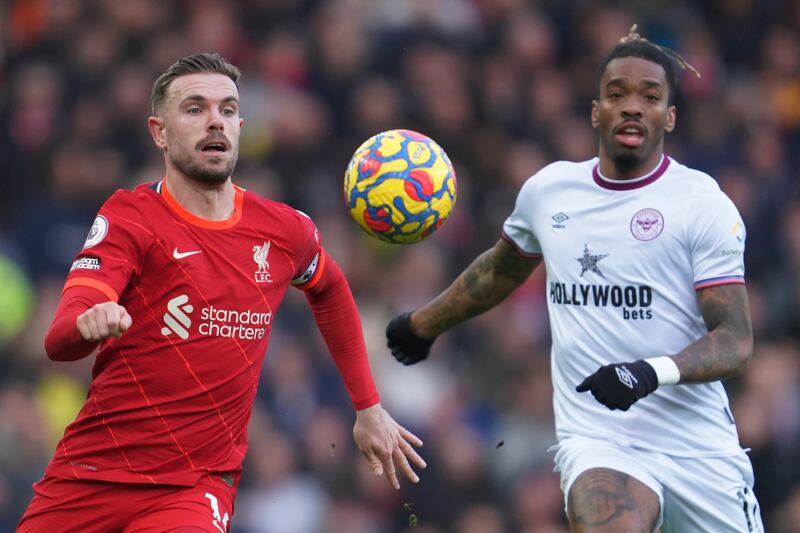 Jordan Henderson - 6: The captain was eager but sometimes profligate in possession. He exerted more control as the game went on and helped wear Brentford down. AP