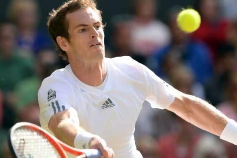 Andy Murray had mostly happy returns to beat Mikhail Youzhny, surviving a scare in the second set.